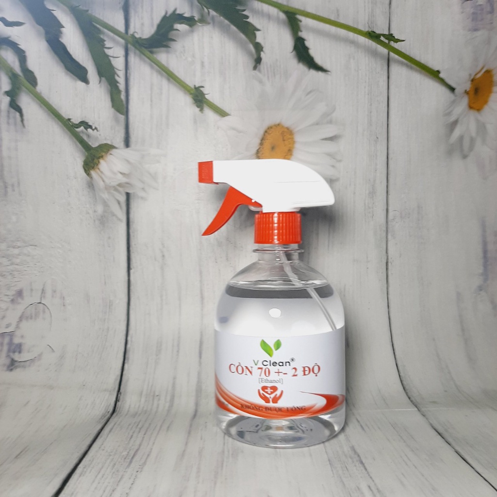 Cồn 70 độ Rửa Tay, Sát Khuẩn Có Vòi - V Clean 500ml | BigBuy360 - bigbuy360.vn