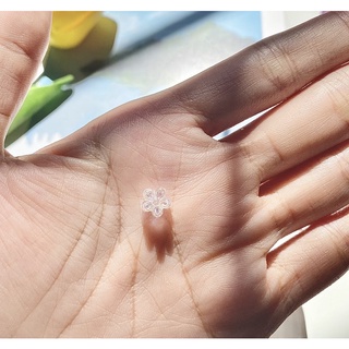 hạt hoa nhỏ trắng 4mm