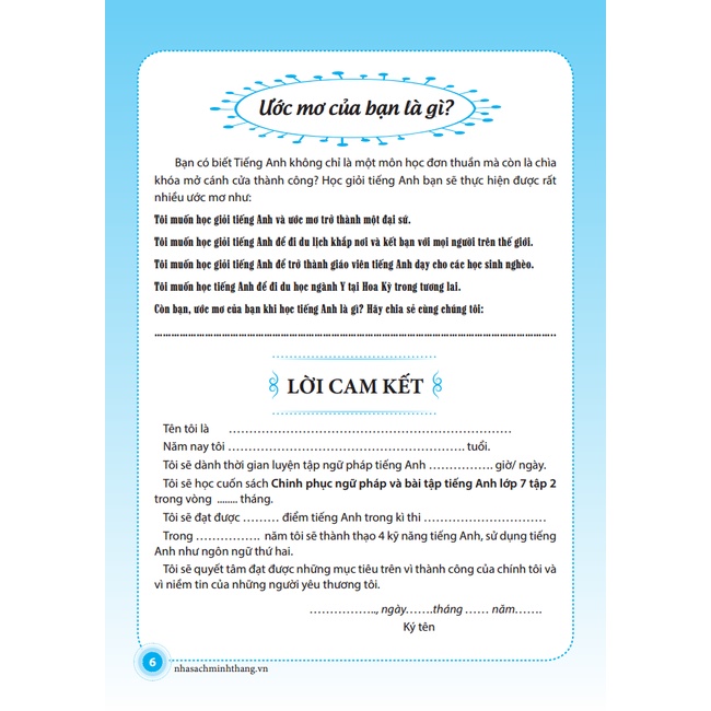 Sách - Chinh phục ngữ pháp và bài tập tiếng Anh lớp 7 - Tập 2 (tái bản)