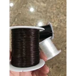 Cuộn dây cước lụa xâu vòng 60m/cuộn (Quý khách vui lòng xem kỹ mô tả để chọn màu phù hợp)