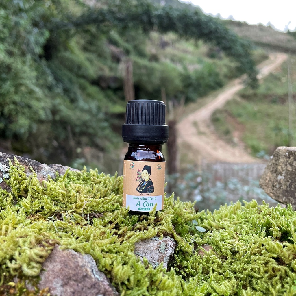 Tinh Dầu Tía Tô Giảm Cảm Mạo, Chăm Da A Om 5ml