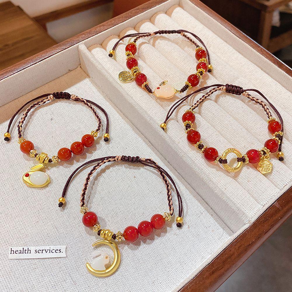 Vòng Tay Mặt Trăng Dễ Thương Phong Cách Trung Hoa Cho Nữ