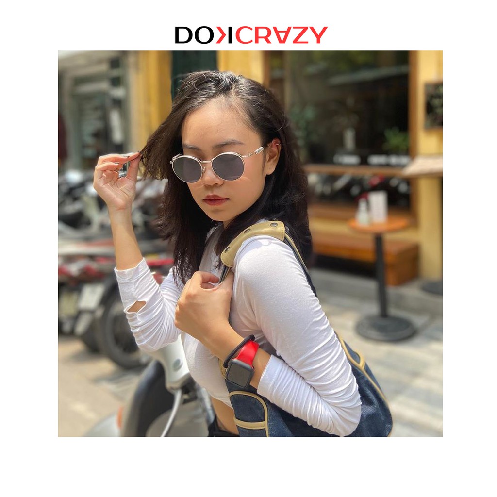 Kính mát ngầu chất chống UV GUSTAS local brand DOKCRAZY dáng phi công mắt râm thời trang nam nữ cá tính hợp đi du lịch | BigBuy360 - bigbuy360.vn