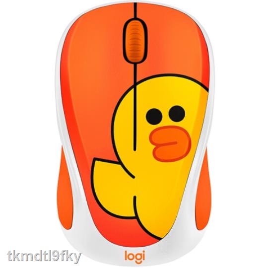Giá Rẻ Chuột không dây Logitech in họa tiết LINE FRIENDS dễ thương cho văn phòng Wireless Mouse Cute Mice
