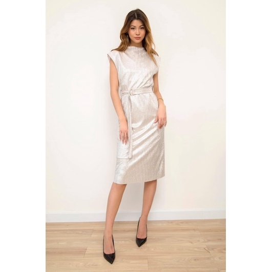 Đầm EDINI màu bạc lấp lánh size S