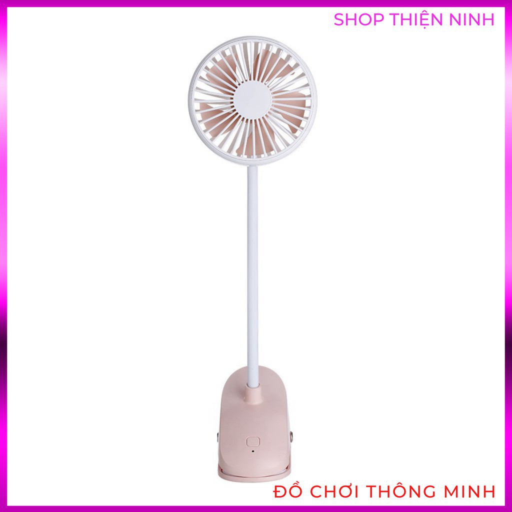 Quạt mini cầm tay - để bàn - kẹp linh động - sạc USB