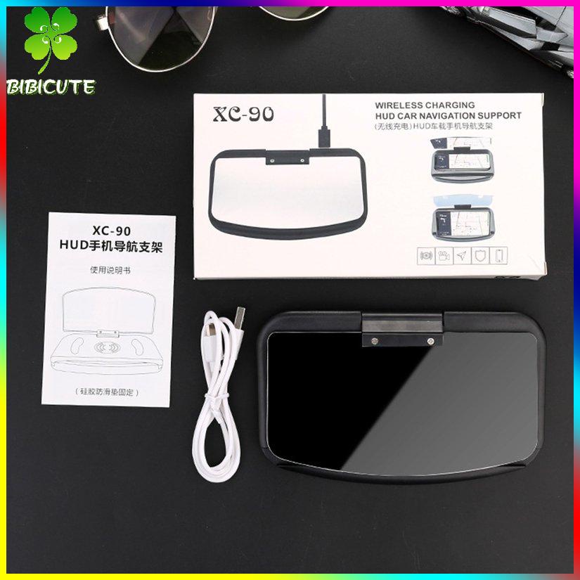 [giao hàng nhanh 7] 1 giá đỡ điện thoại di động HUD màn hình chiếu không dây cho xe hơi QI | BigBuy360 - bigbuy360.vn