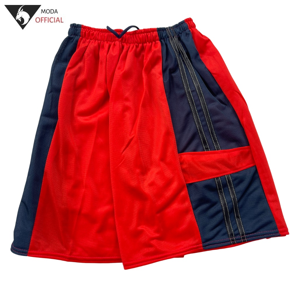 Combo 3 Quần Short Đùi Nam  MODA  Sọc 115 - Quần short Nam Vãi Thun Thấm Hút Tốt ONE SIZE TỪ 49-74KG