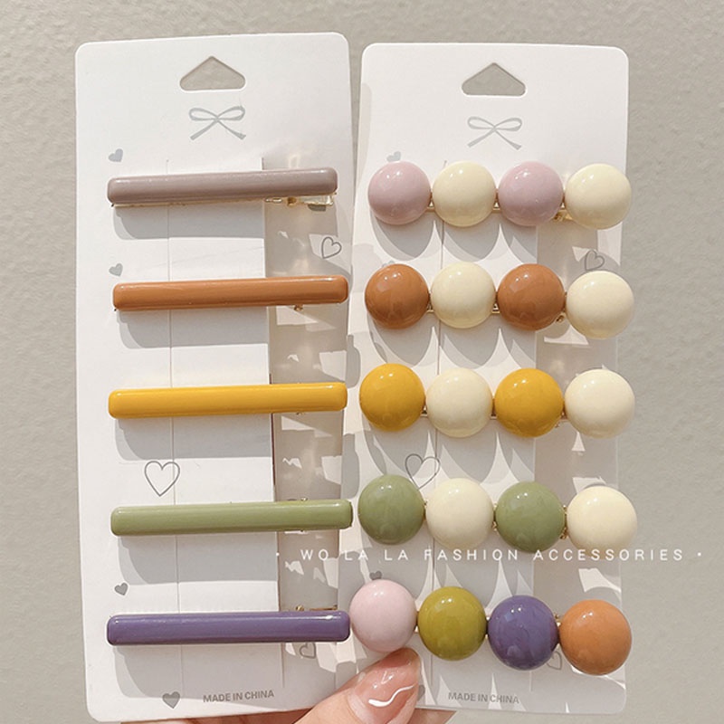 Kẹp Tóc Nữ Màu Trơn Thời Trang Hè 2022