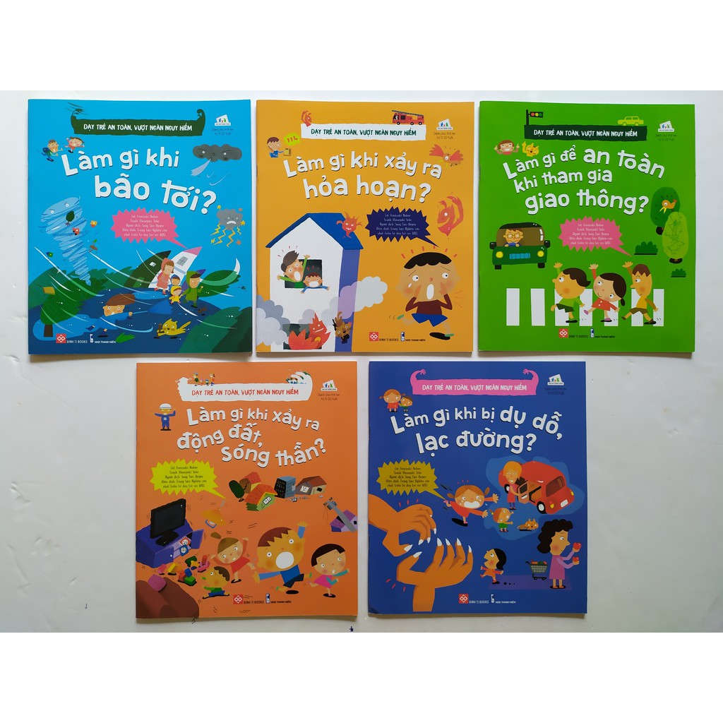 Sách -  Dạy Trẻ An Toàn, Vượt Ngàn Nguy Hiểm - Combo 5 Cuốn | BigBuy360 - bigbuy360.vn