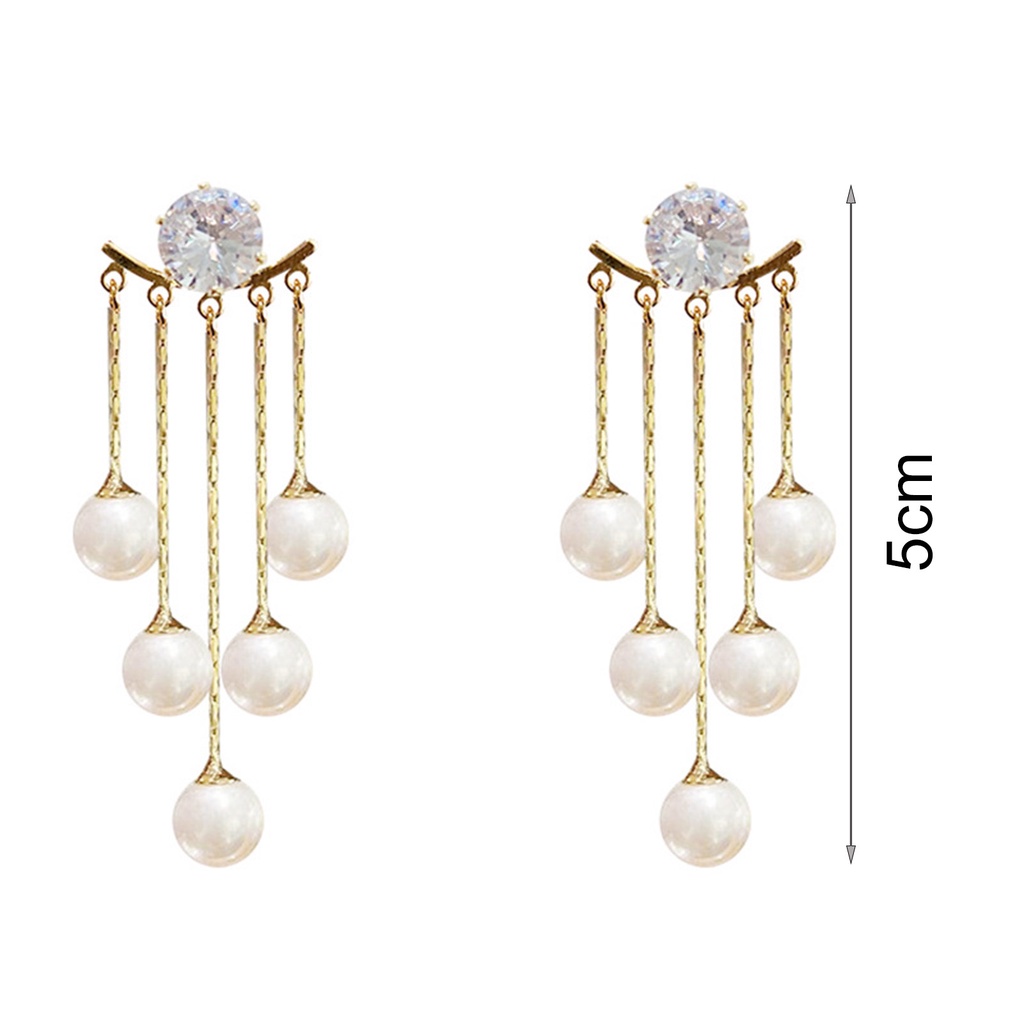 Khuyên Tai Dáng Dài Đính Đá Sang Trọng Cho Nữ