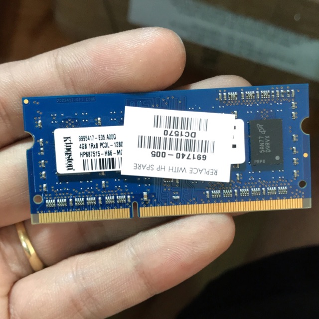 Ram laptop 4gb pc3l 12800 kingston hàng bóc máy