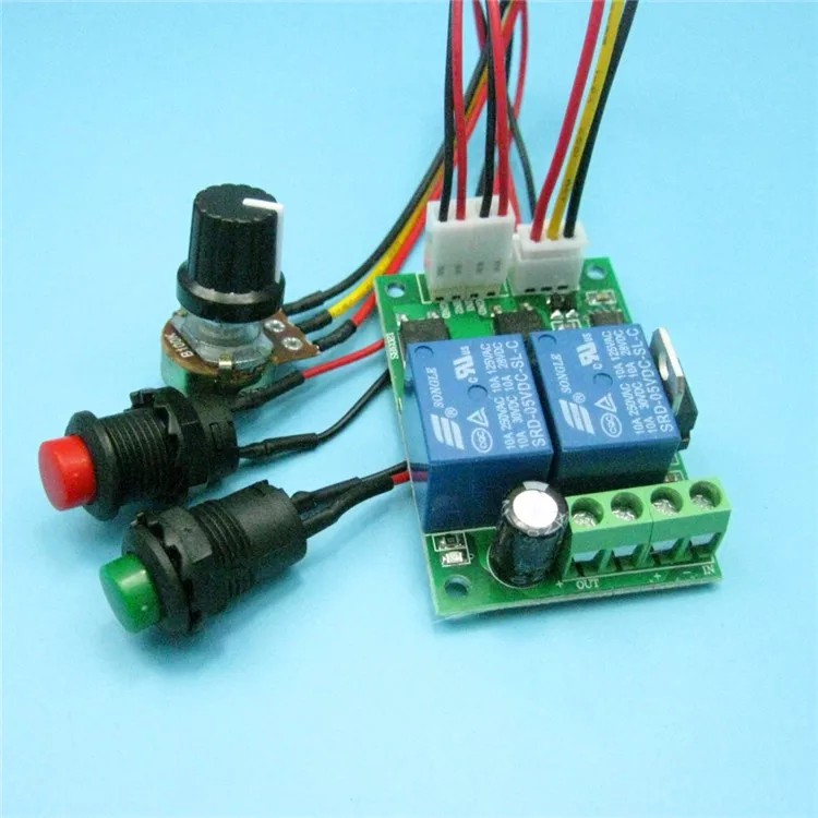 Điều khiển động cơ DC bằng nút nhấn 6-24v