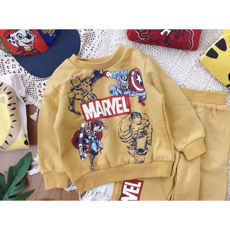 Bộ nỉ HM Marvel dư xịn bé trai