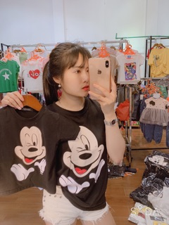 Sét áo phông mẹ và bé mickey