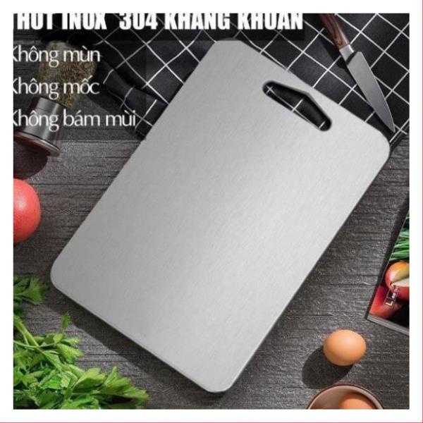 [SỈ- TUYỂN ĐL] Thớt Inox Cường Lực 304 - KHÁNG KHUẨN KHỬ MÙI - CHỐNG ẨM MỐC - KHÔNG HAN GỈ - DỄ VỆ SINH