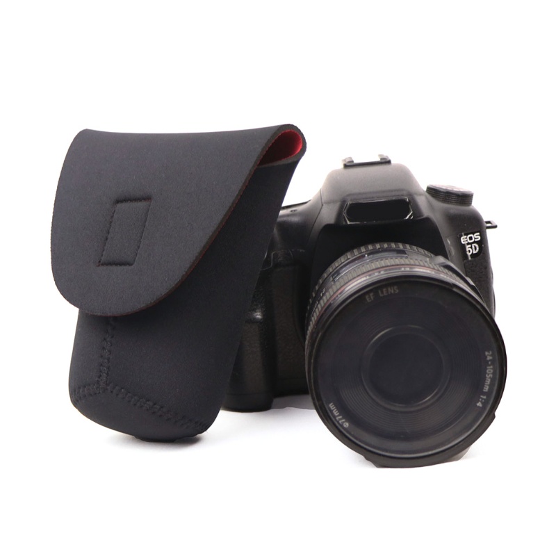 [Hàng mới về] Túi đựng ống kính máy ảnh bằng cao su tổng hợp mềm mại chống thấm nước