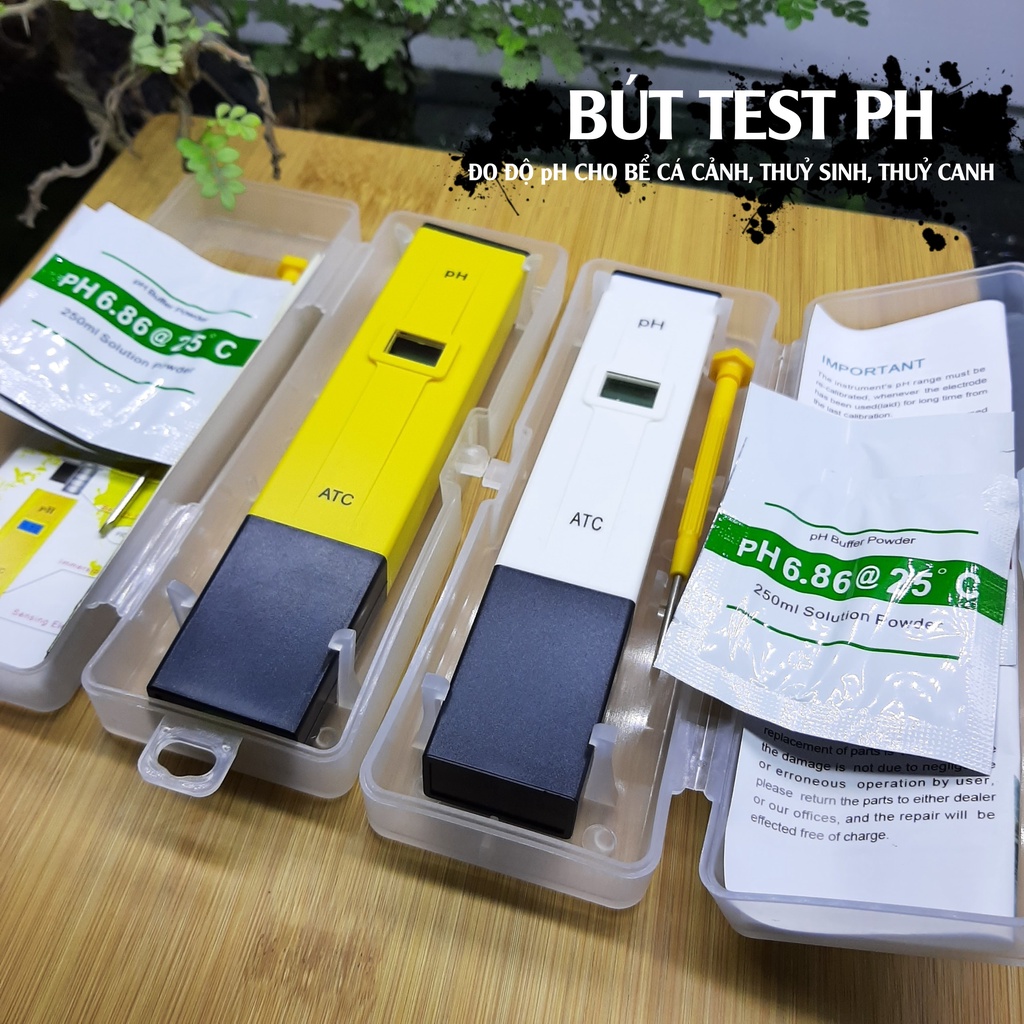 Bút Test Độ PH Của Nước | Đo bể cá thuỷ sinh - Thuỷ canh (Máy đo pH, Dụng cụ đo độ pH)