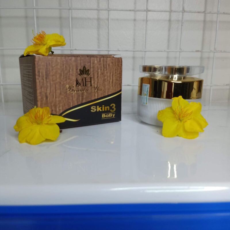 Kem Dưỡng Trắng mờ thâm Mụn -Nám SKin3 Baby MH (spa)
