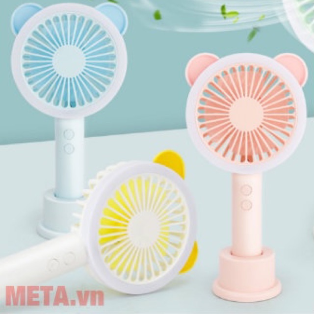 Quạt tích điện mini nhỏ gọn