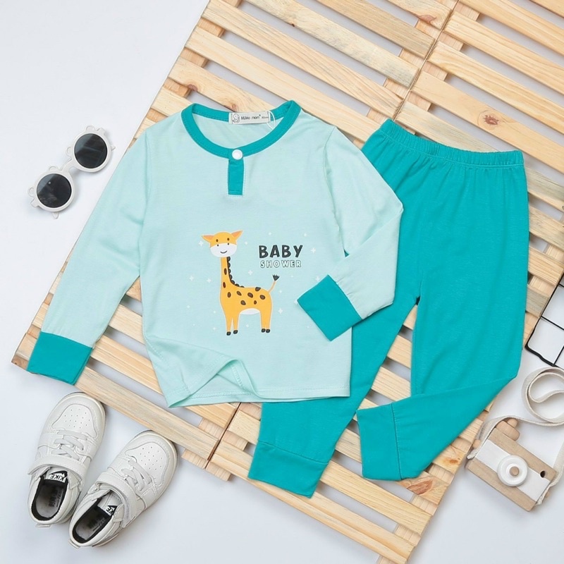 Bộ dài tay Minkymom thun lạnh chuẩn loại 1