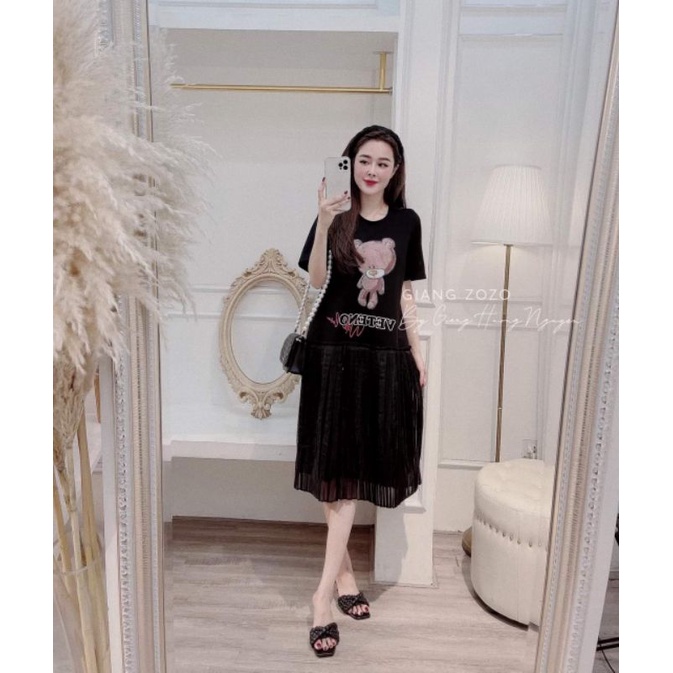VÁY XUÔNG ĐUÔI CÁ GẤU