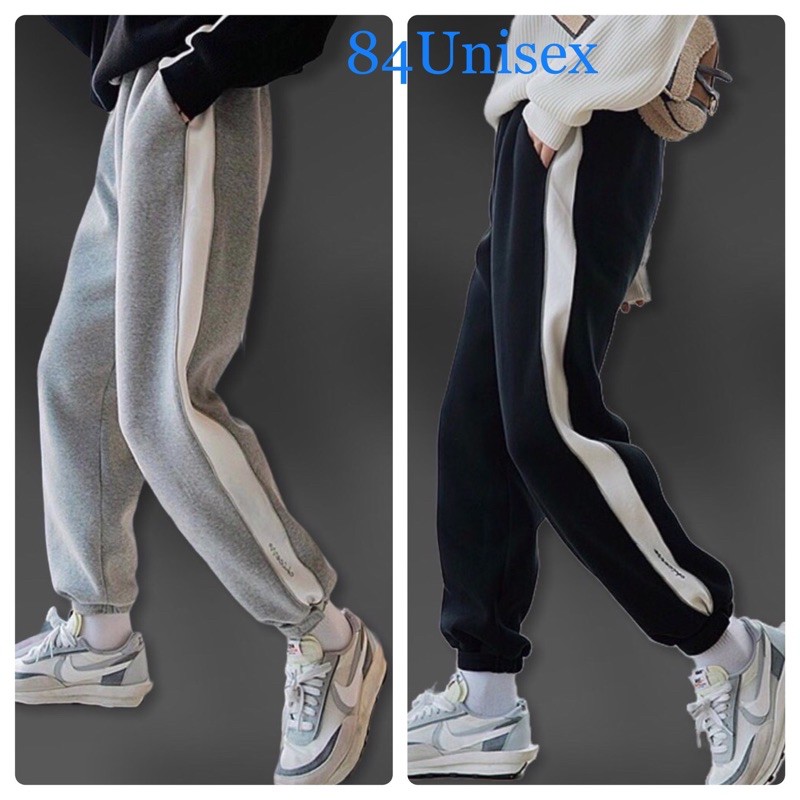 Quần jogger nam nữ có bo CHIDO ulzzang (ẢNH THẬT)