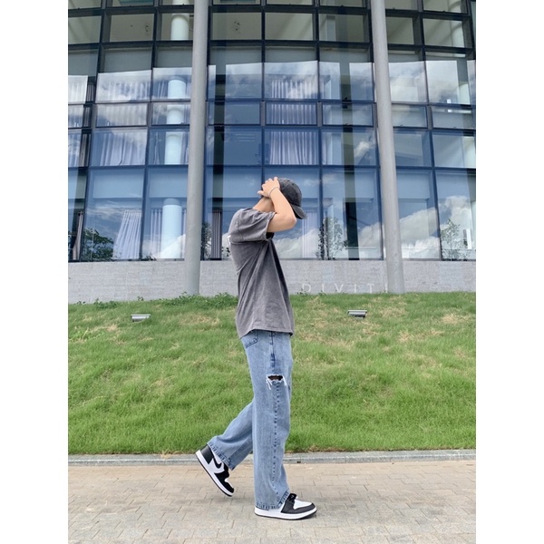 QUẦN JEANS RÁCH 5975 MÀU XANH VÀ ĐEN PHONG CÁCH CÁ TÍNH