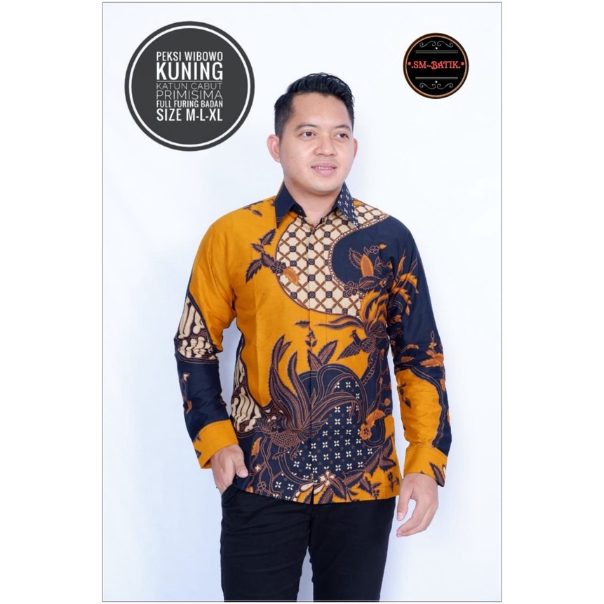 Áo Sơ Mi Tay Dài Họa Tiết BATIK Cao Cấp Dành Cho Nam SM ABDI SUMEBAR BATIK NARESWARI BABON Matatacho SM ABDI SUMEBAR BATIK NARESWARI Baba
