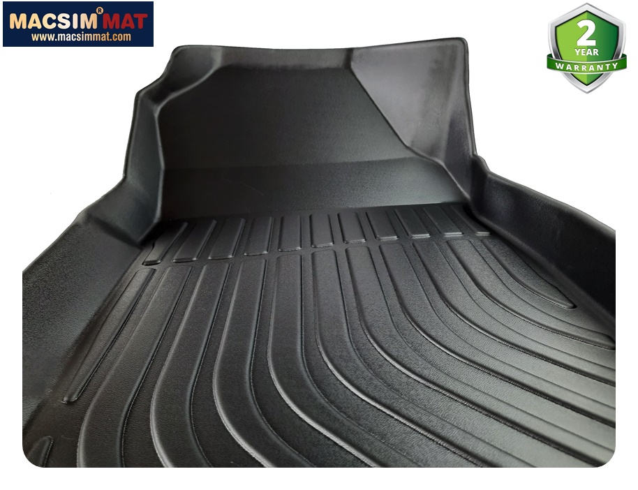 Thảm lót sàn xe Ford Ecosport  2013-2017 Nhãn hiệu Macsim chất liệu nhựa TPV cao cấp màu đen