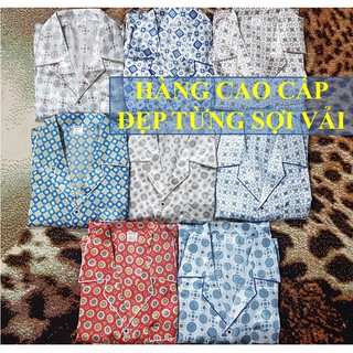 Pyjama lụa nam thượng hạng, tay dài trung niên, 250K, đủ size M, L, XL, XXL, mặc nhà tiếp khách lịch sự, SHIP TOÀN QUỐC