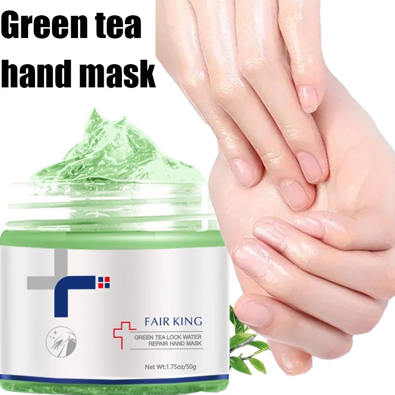 [Hàng mới về] Mặt nạ tay FAIR KING từ trà xanh dưỡng ẩm chống nếp nhăn