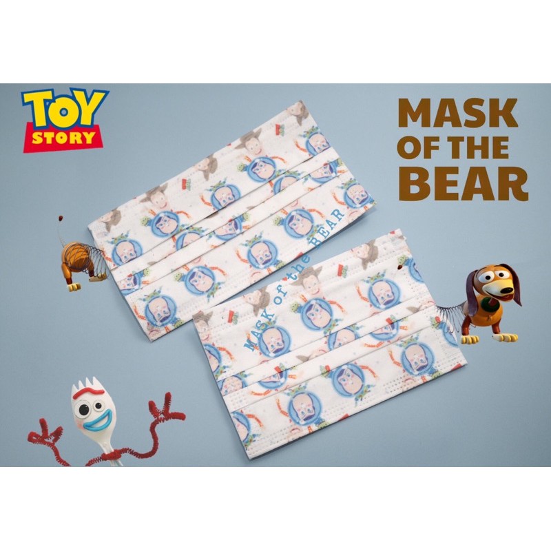 Khẩu trang Mask of the Bear x Toy Story trẻ em và người lớn | BigBuy360 - bigbuy360.vn