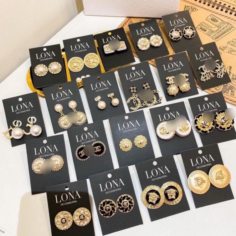 Bông tai xinh, khuyên tai nữ tiểu thư, phụ kiện trang sức Hari korea accessories