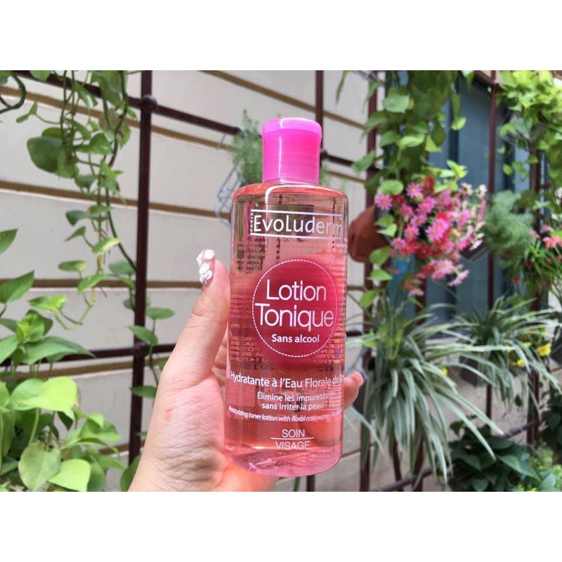 Nước Hoa Hồng Evoluderm Lotion Tonique Eau De Rose 250ml