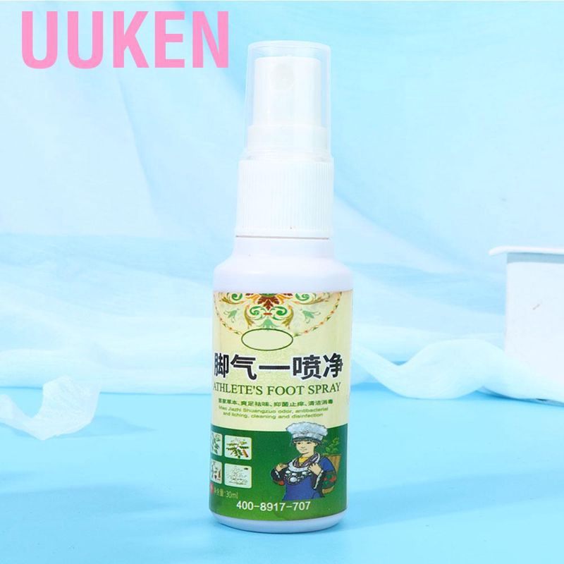 (Hàng Mới Về) Chai Xịt Khử Mùi Hôi Chân Chiết Xuất Thảo Dược 30ml