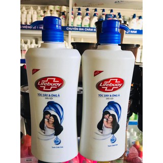 dầu gội đàu giúp tóc dày đẹp & óng ả Lifebuoy 640g