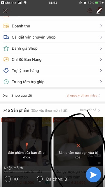 Bra gym/yoga khoét lưng chữ u gợi cảm