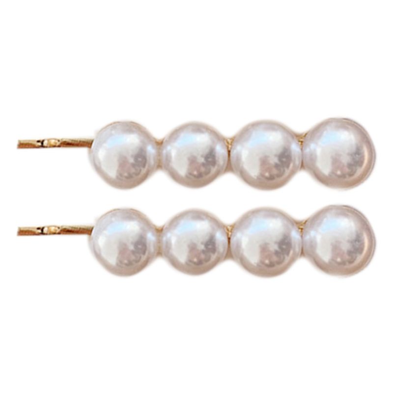 Kẹp Tóc Dài Hình Hoa Đính Ngọc Trai Nhân Tạo Phong Cách Hàn Quốc