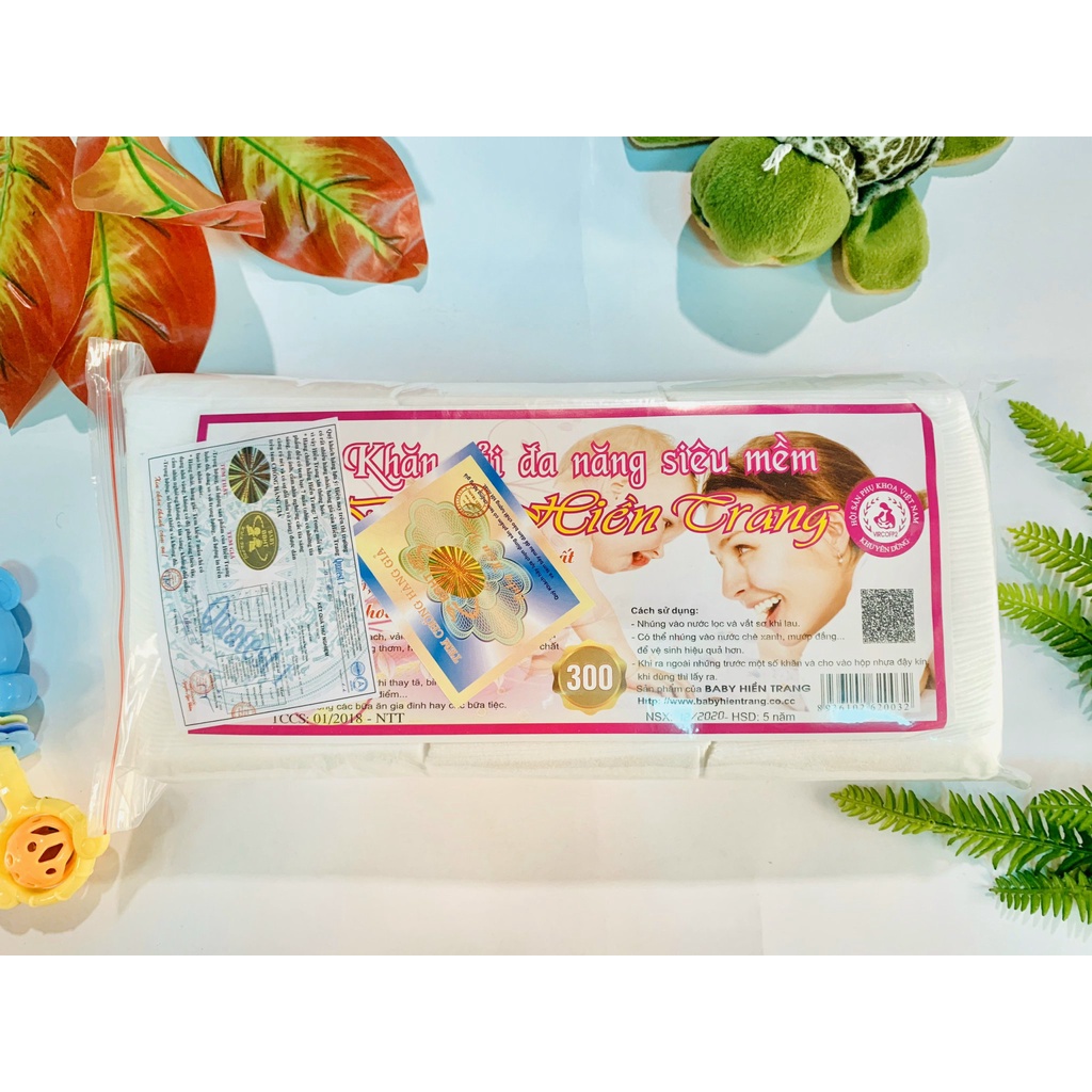 Khăn vải khô đa năng Baby Hiền Trang ~ 250g gói ~ 200 tờ