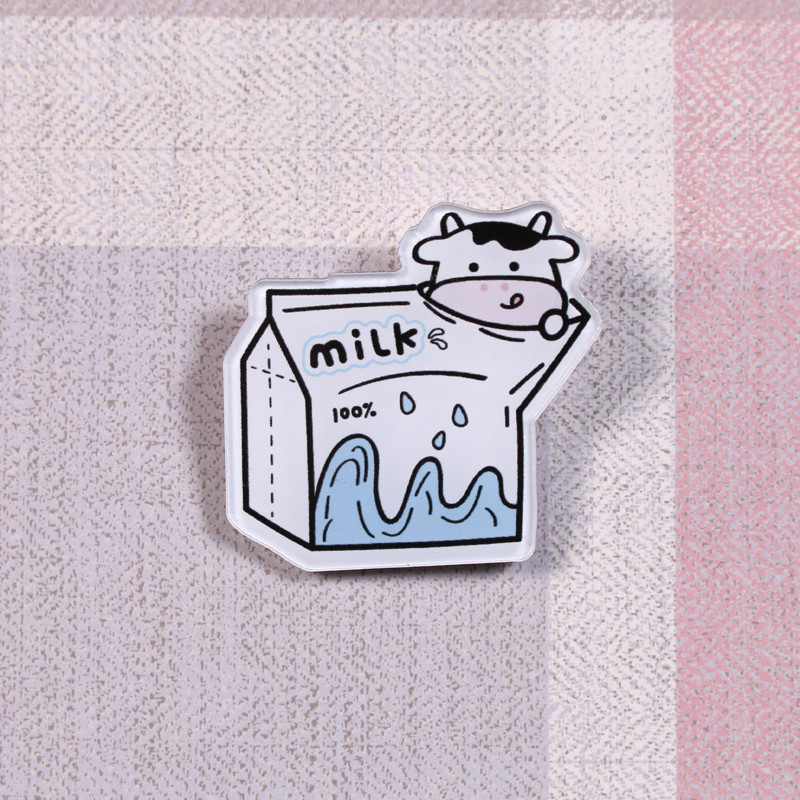 Ghim cài áo thiết kế hình hoạt hình phong cách Hàn Quốc dễ thương
