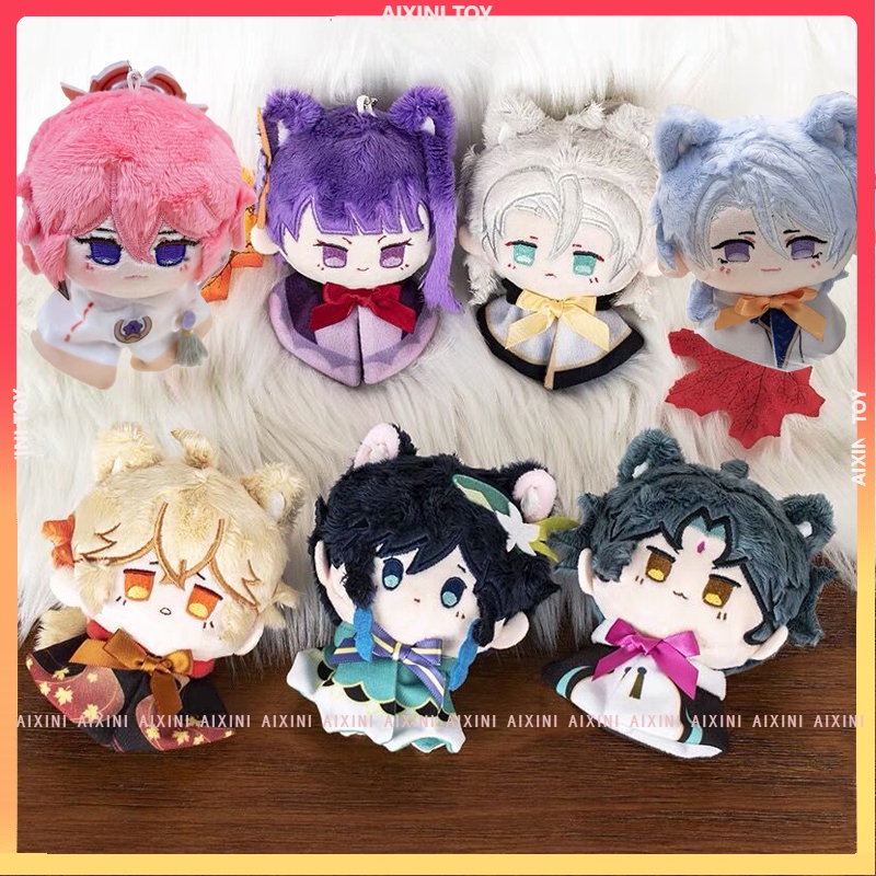 ⚡Genshin Impact⚡ Móc Khoá Búp Bê Cầu Nắng Nhân Vật Venti, Childe, Zhongli, Xiao Và Kazuha Shogun Albedo