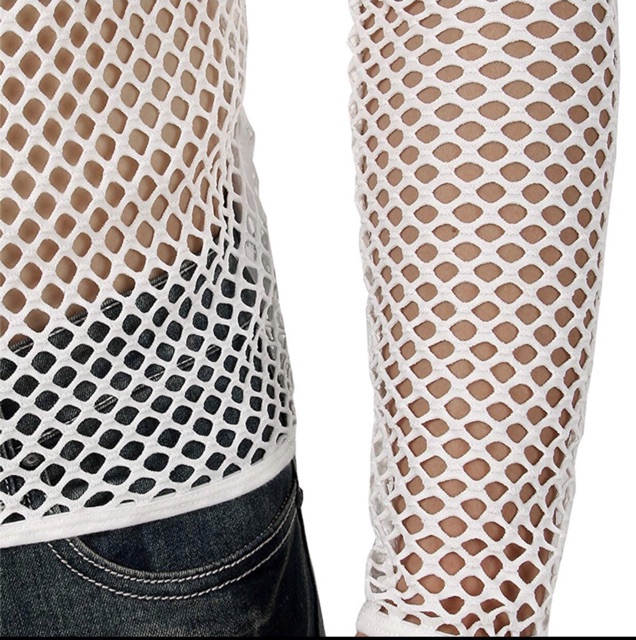 Áo lưới dài tay fom body