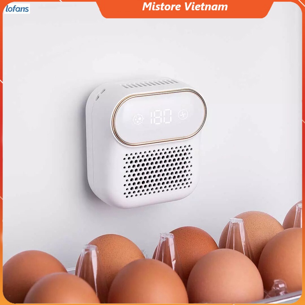 Máy lọc Khử Mùi Tủ Lạnh mini Xiaomi youpin Lofans B5 Có Thể Sạc Lại Tiện Dụng Cho Nhà Bếp tủ Quần Áo