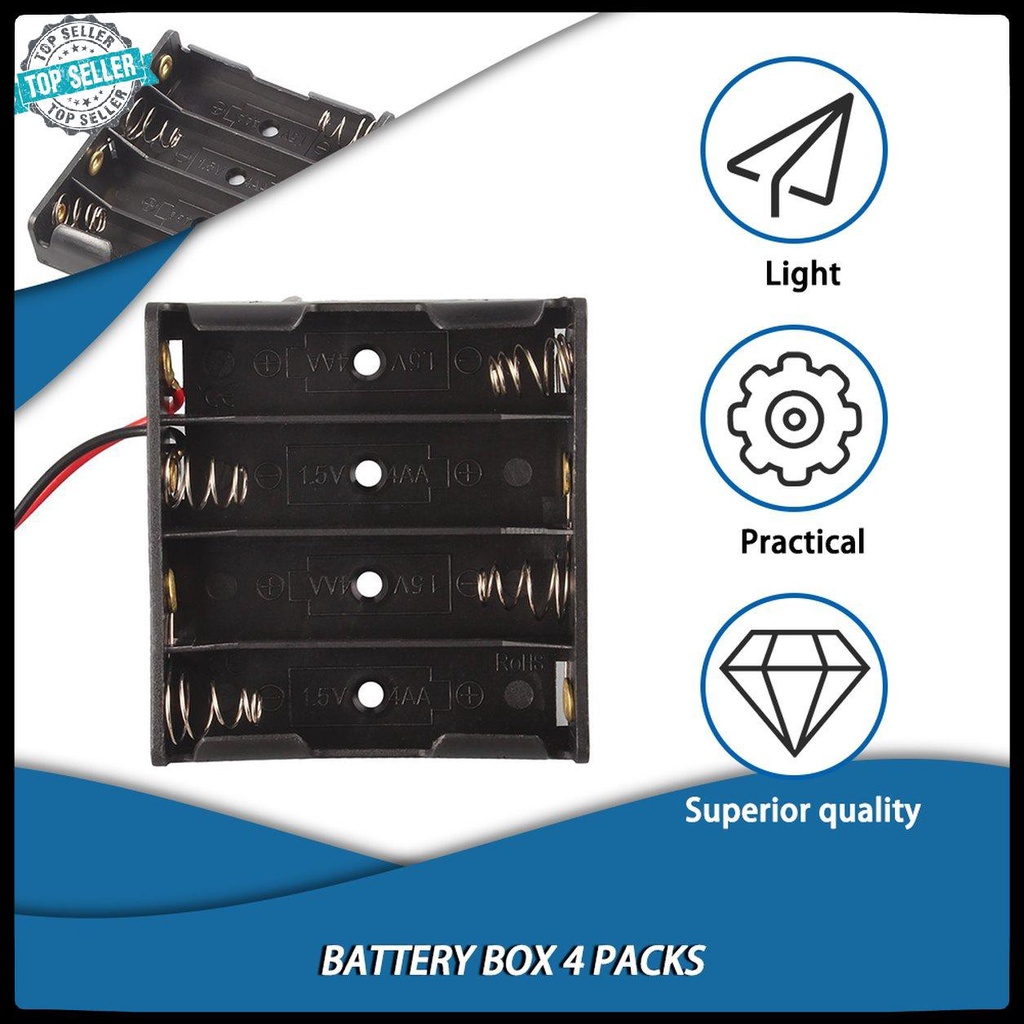 Bộ 4 Khay Đựng Pin Aa 2a