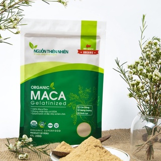 Sâm Maca Peru hữu cơ Organic Maca Gelatinized 200g
