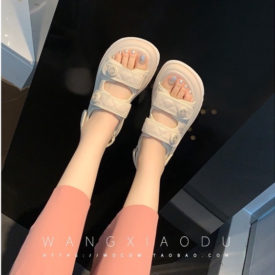 Dép Xăng Đan Quai Hậu Nữ Cao Cấp QC Cao 4cm TRINH LÊ SHOP GIÀY DÉP