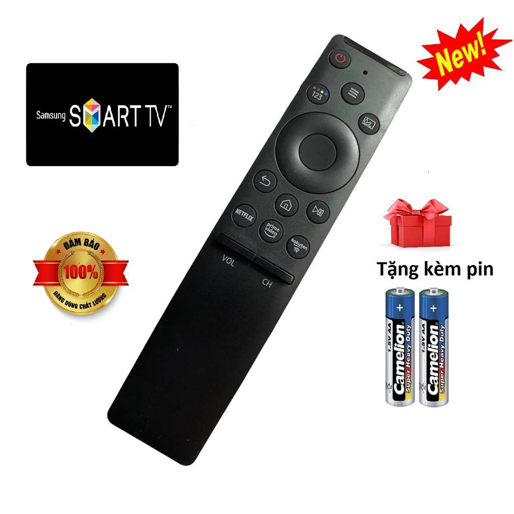 Điều khiển tivi Samsung Smart QLED 4K IR-1316 UA32 UA40 UA43 UA 49 UA50 UA55 QA65 Full box BH đổi/trả UN40JU640DF