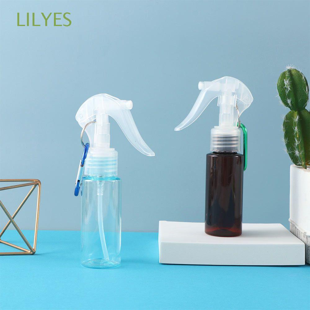 Bình xịt đựng nước rửa tay bằng nhựa trong suốt có thể bơm đầy đầy đầy lại kèm móc khóa cho nữ