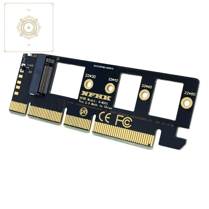 Card Mở Rộng M.2 Nvme Ssd Sang Pcie 3.0 X16 / X8 / X4 Hỗ Trợ Thẻ Ssd 2230 2242 2260 2280 Size Ssd
